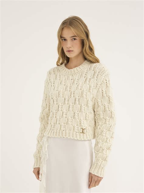 chloe knitwear|chloe cropped intarsia.